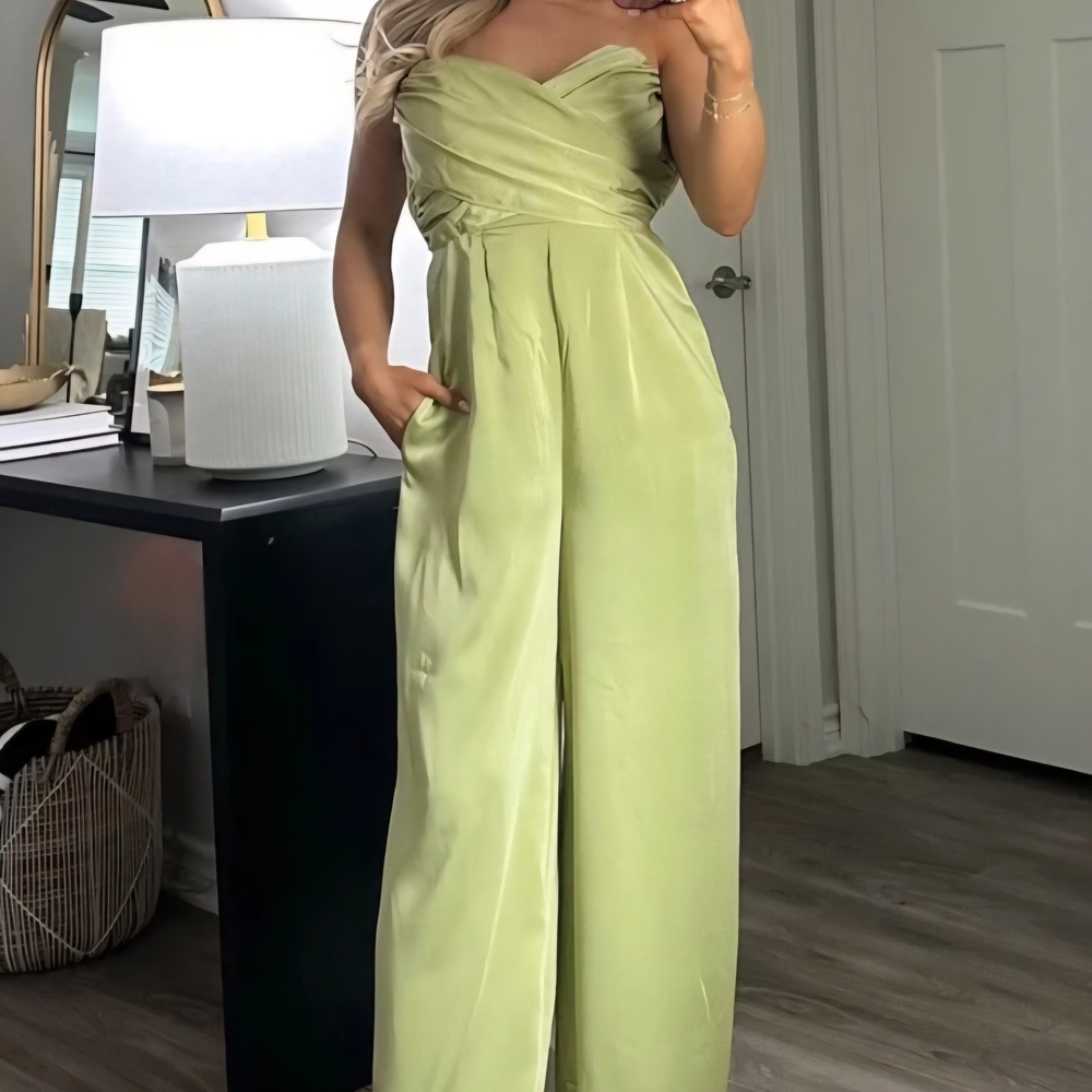 Elegant Green Jumpsuit